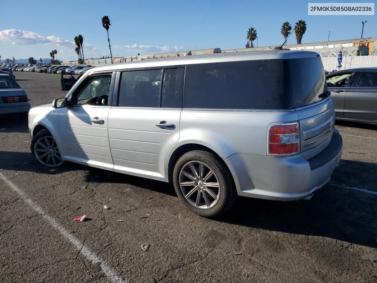 2016 Ford Flex Limited VIN: 2FMGK5D85GBA02336 Lot: 78544684