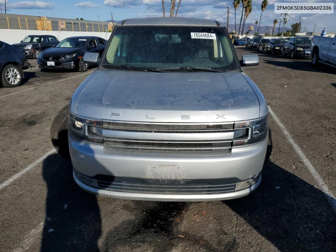 2016 Ford Flex Limited VIN: 2FMGK5D85GBA02336 Lot: 78544684