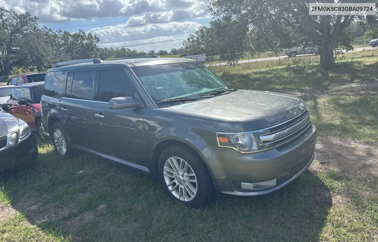 2016 Ford Flex Sel VIN: 2FMGK5C83GBA09724 Lot: 80993314