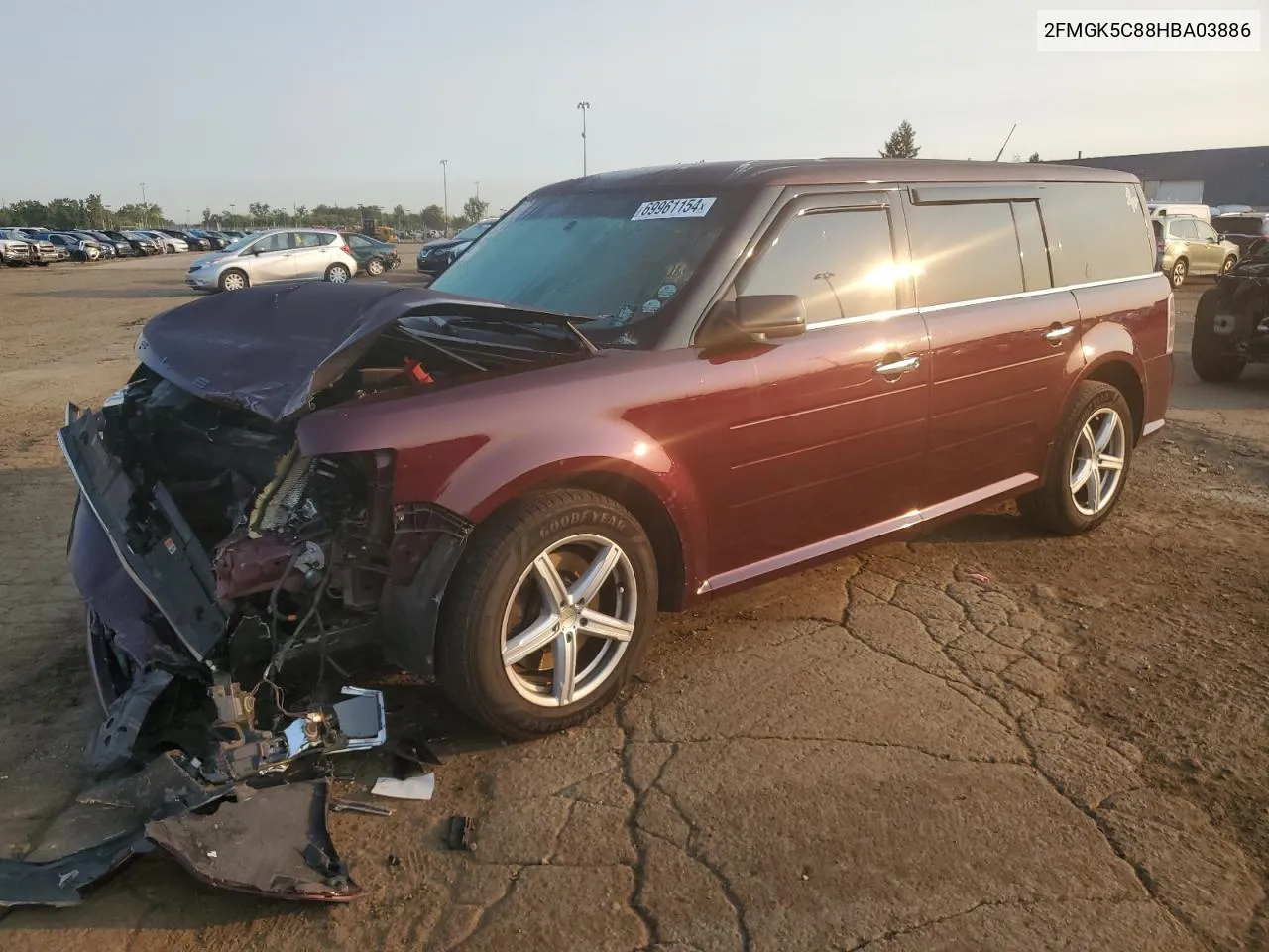 2017 Ford Flex Sel VIN: 2FMGK5C88HBA03886 Lot: 69961154