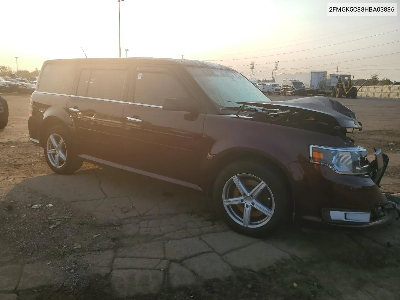 2017 Ford Flex Sel VIN: 2FMGK5C88HBA03886 Lot: 69961154