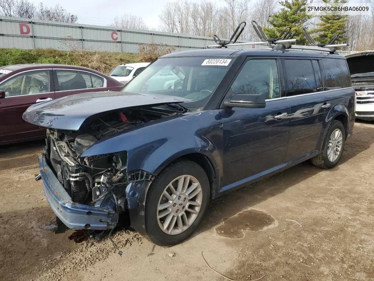 2017 Ford Flex Sel VIN: 2FMGK5C86HBA06009 Lot: 80220134