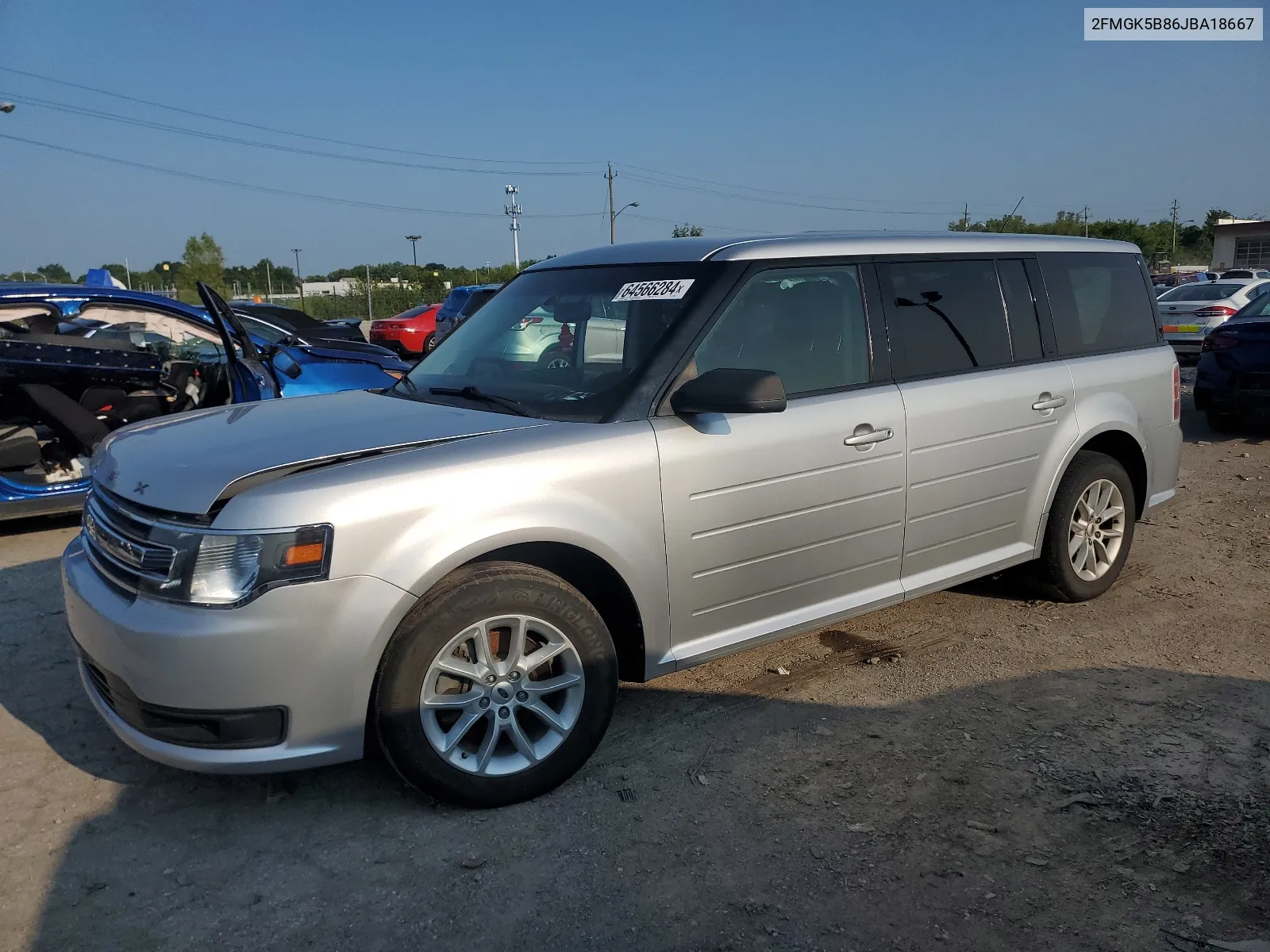 2018 Ford Flex Se VIN: 2FMGK5B86JBA18667 Lot: 64566284