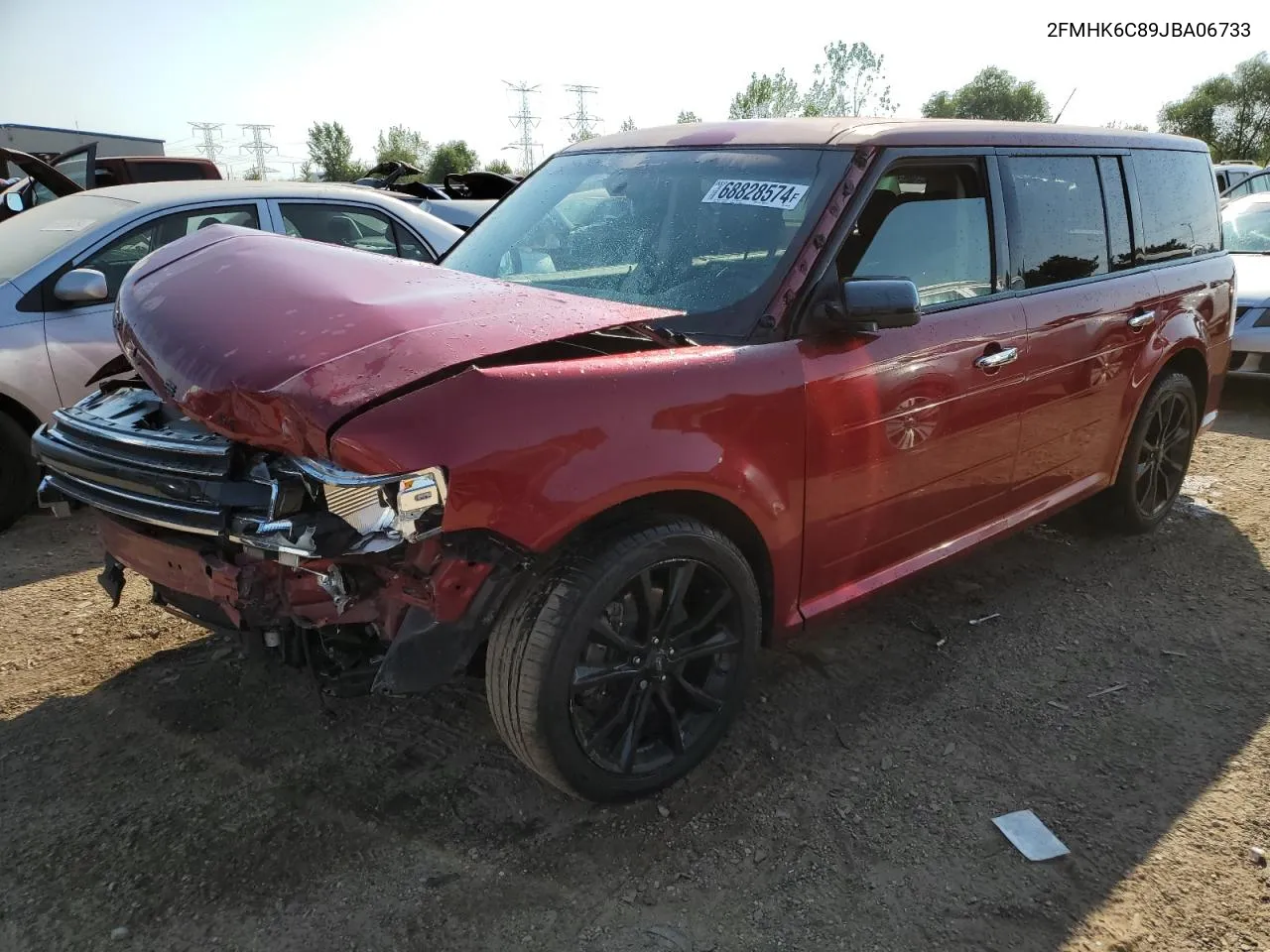 2018 Ford Flex Sel VIN: 2FMHK6C89JBA06733 Lot: 68828574