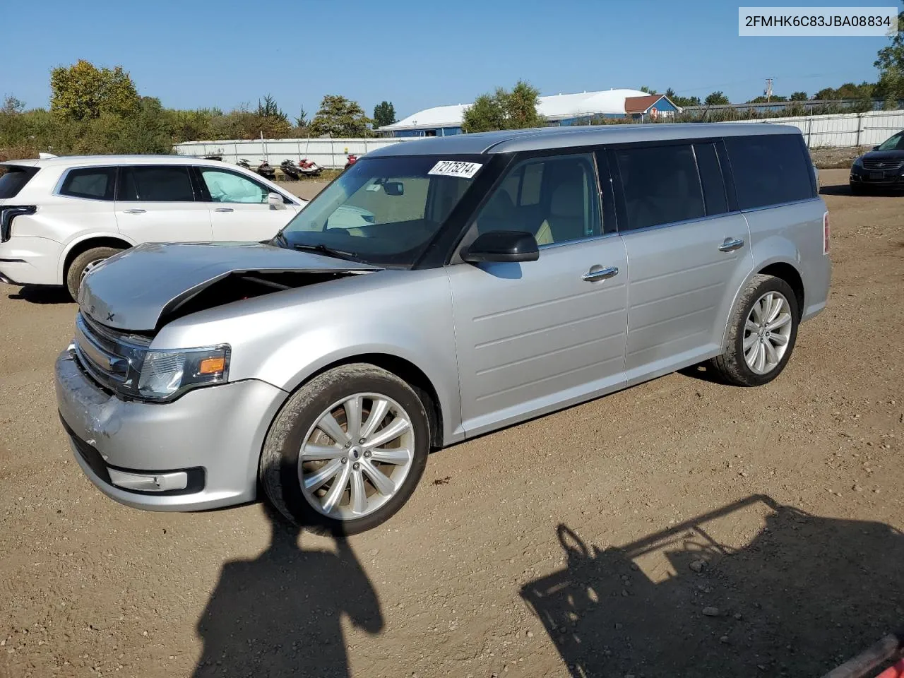 2018 Ford Flex Sel VIN: 2FMHK6C83JBA08834 Lot: 72175214