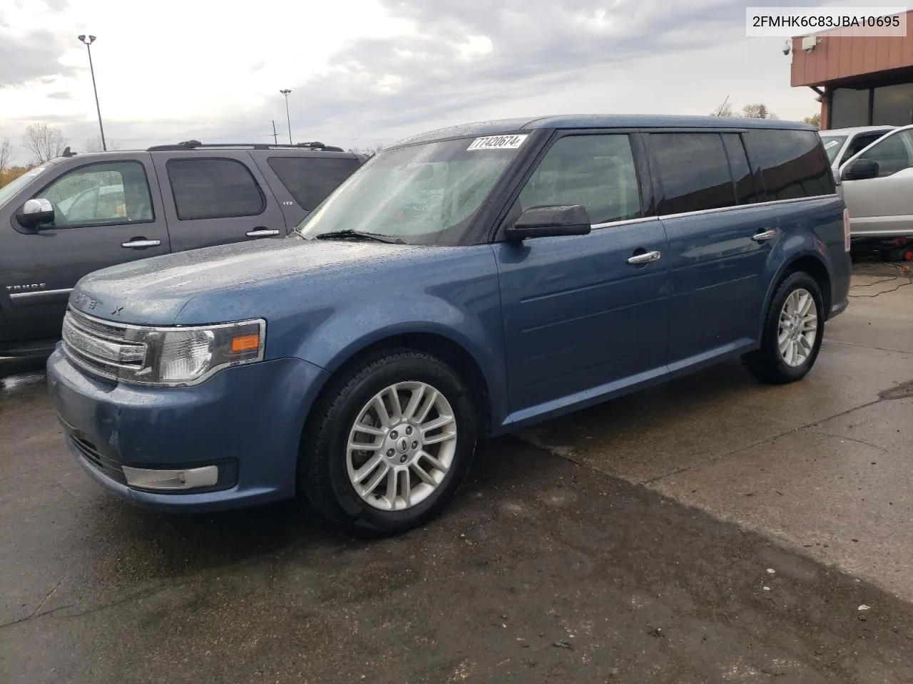 2018 Ford Flex Sel VIN: 2FMHK6C83JBA10695 Lot: 77420674