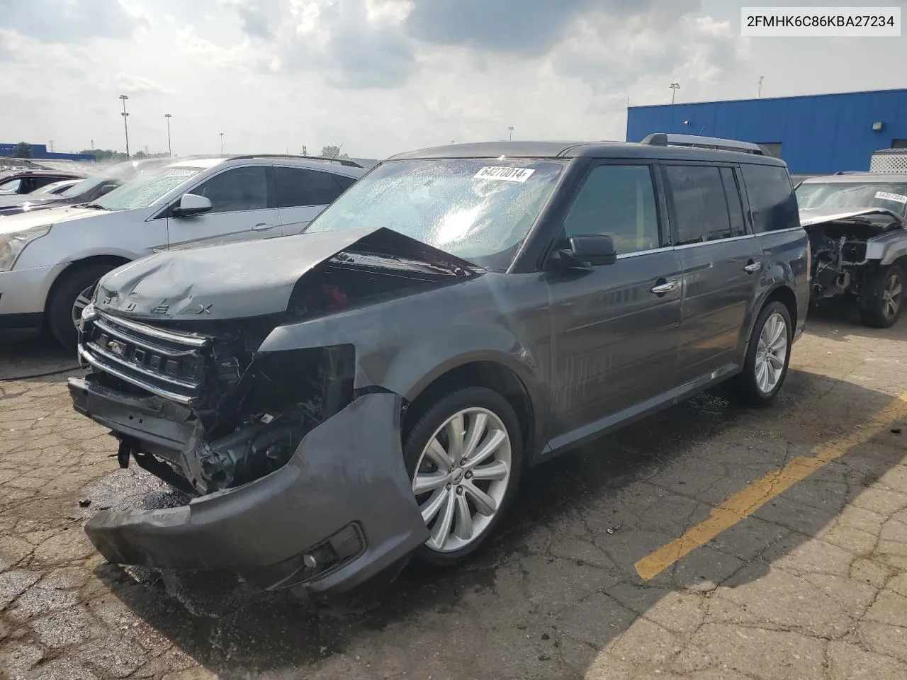 2019 Ford Flex Sel VIN: 2FMHK6C86KBA27234 Lot: 64270014