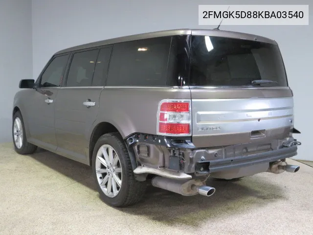 2019 Ford Flex Limited VIN: 2FMGK5D88KBA03540 Lot: 67565334