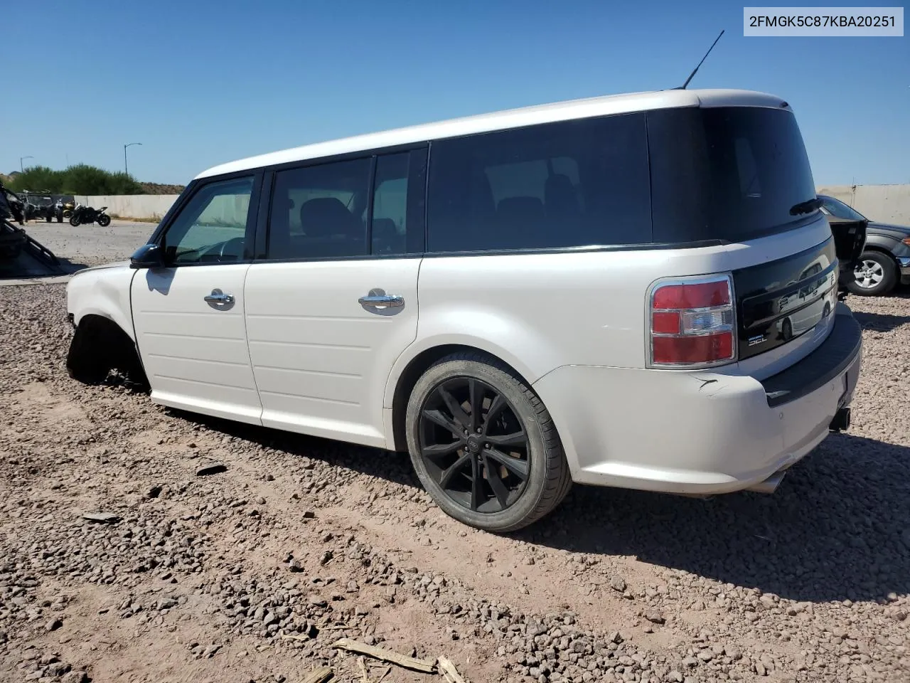 2FMGK5C87KBA20251 2019 Ford Flex Sel