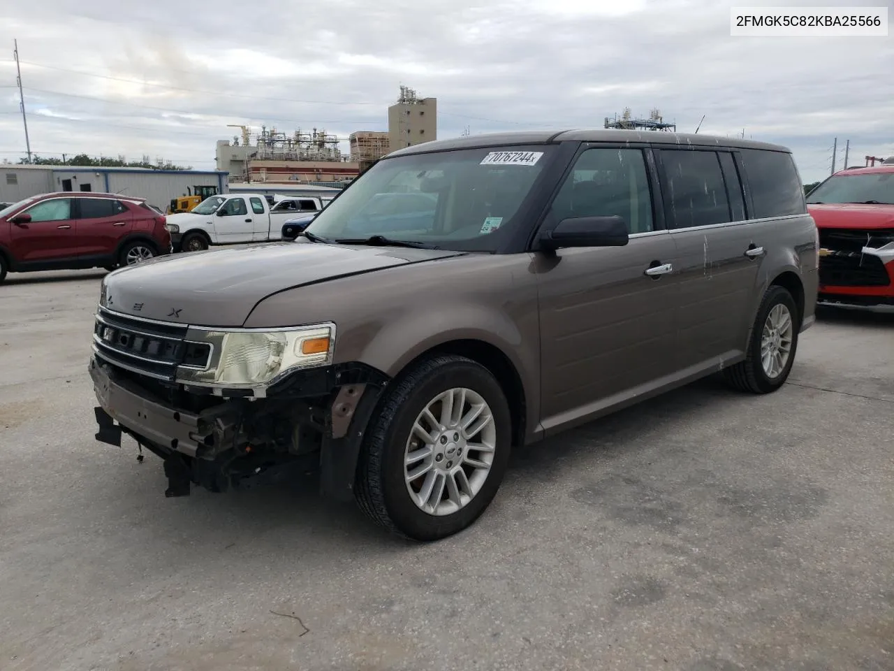 2019 Ford Flex Sel VIN: 2FMGK5C82KBA25566 Lot: 70767244