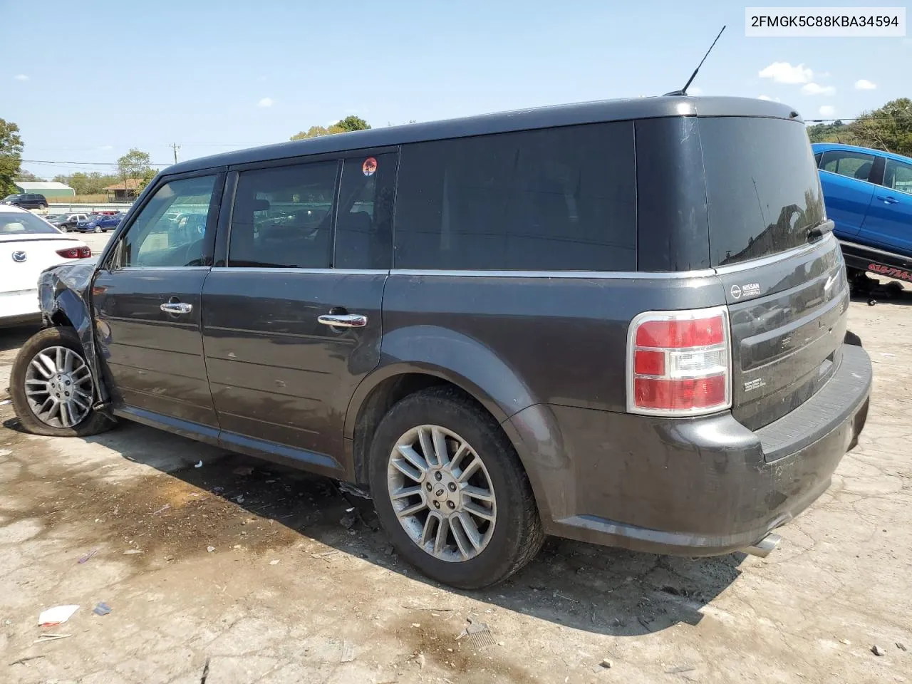 2019 Ford Flex Sel VIN: 2FMGK5C88KBA34594 Lot: 71062604