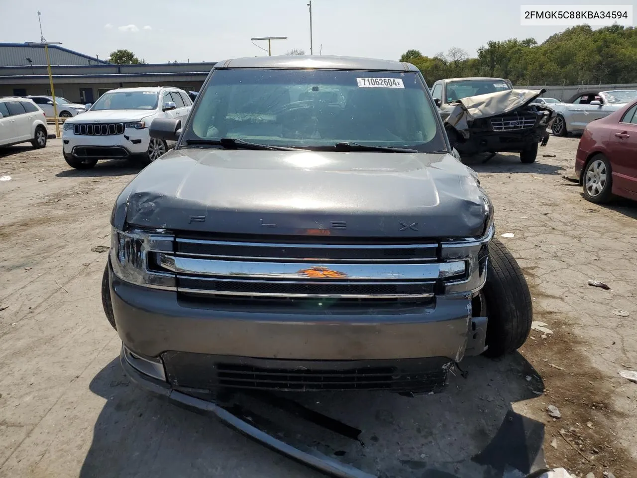 2019 Ford Flex Sel VIN: 2FMGK5C88KBA34594 Lot: 71062604