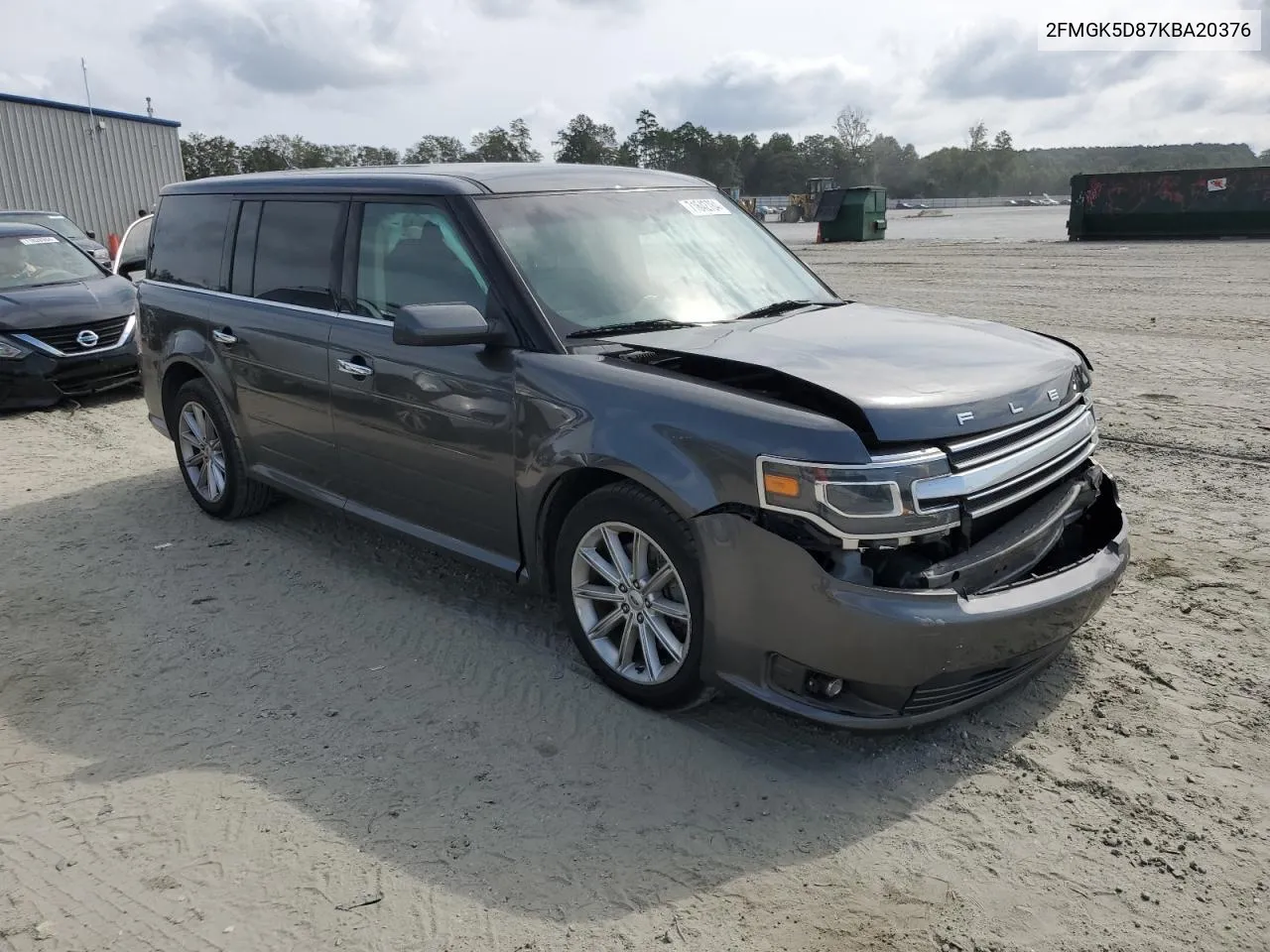 2FMGK5D87KBA20376 2019 Ford Flex Limited