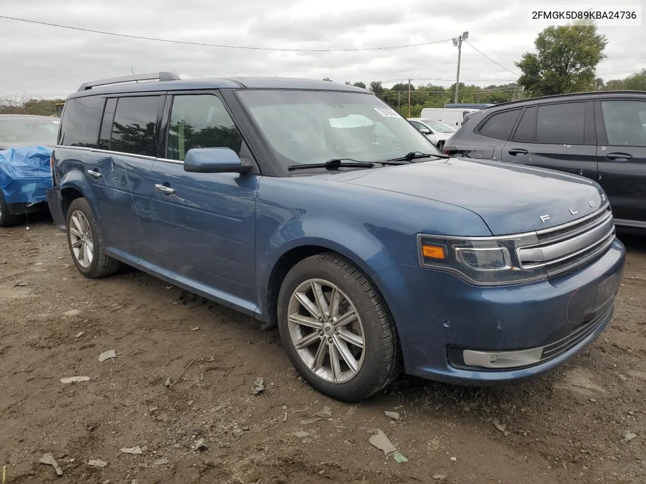 2019 Ford Flex Limited VIN: 2FMGK5D89KBA24736 Lot: 72019304