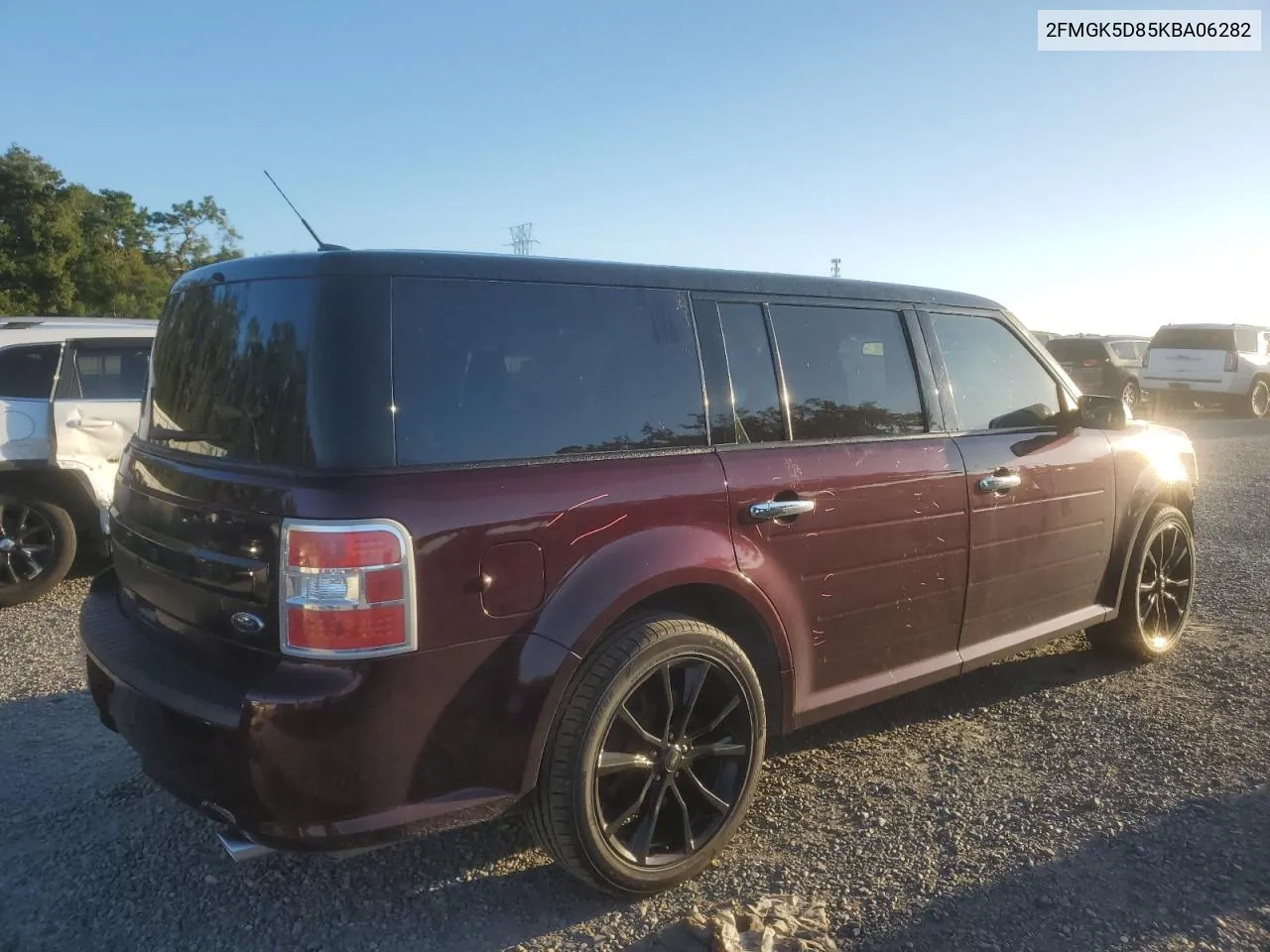 2019 Ford Flex Limited VIN: 2FMGK5D85KBA06282 Lot: 72188924