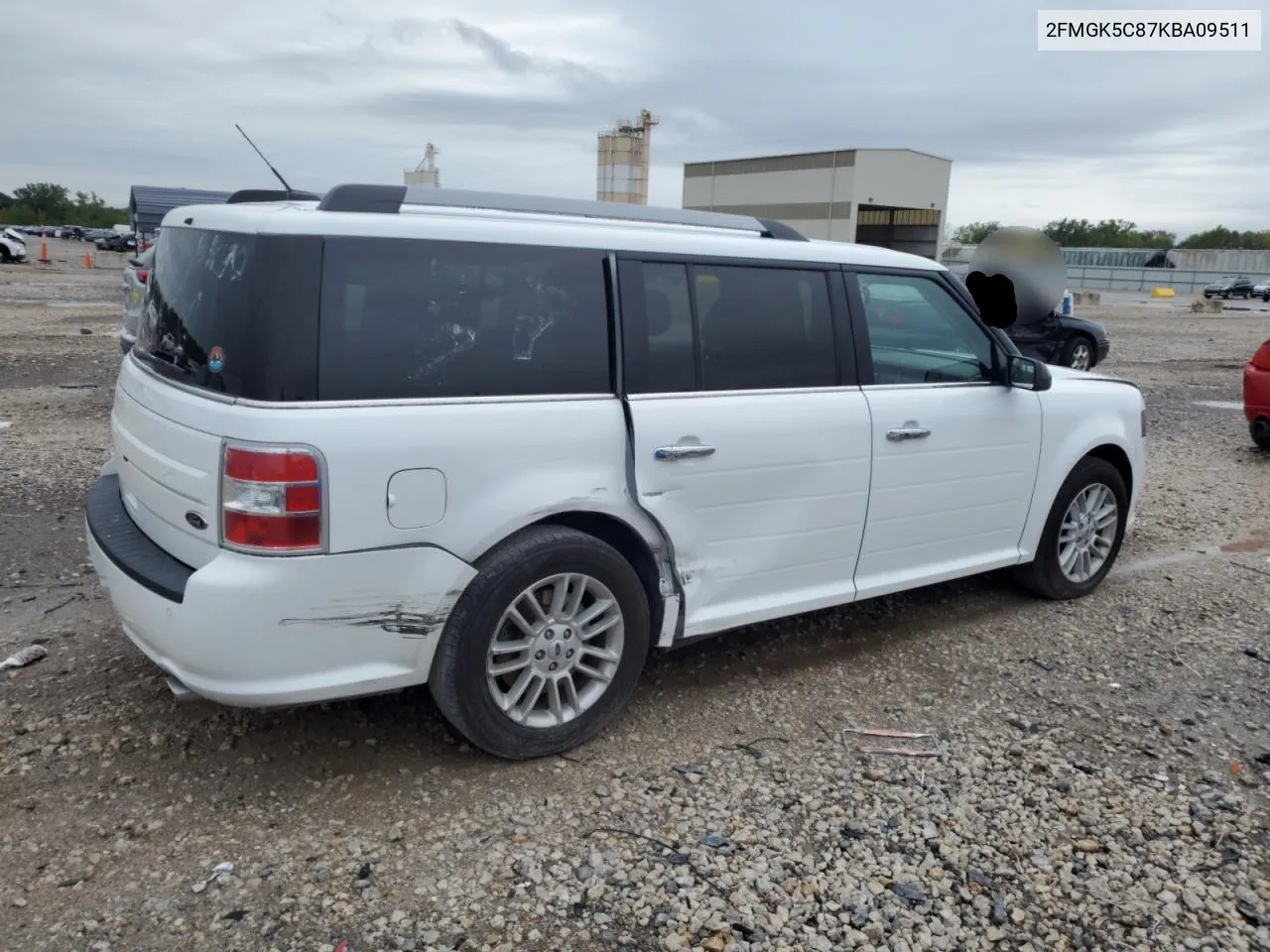 2019 Ford Flex Sel VIN: 2FMGK5C87KBA09511 Lot: 72587174