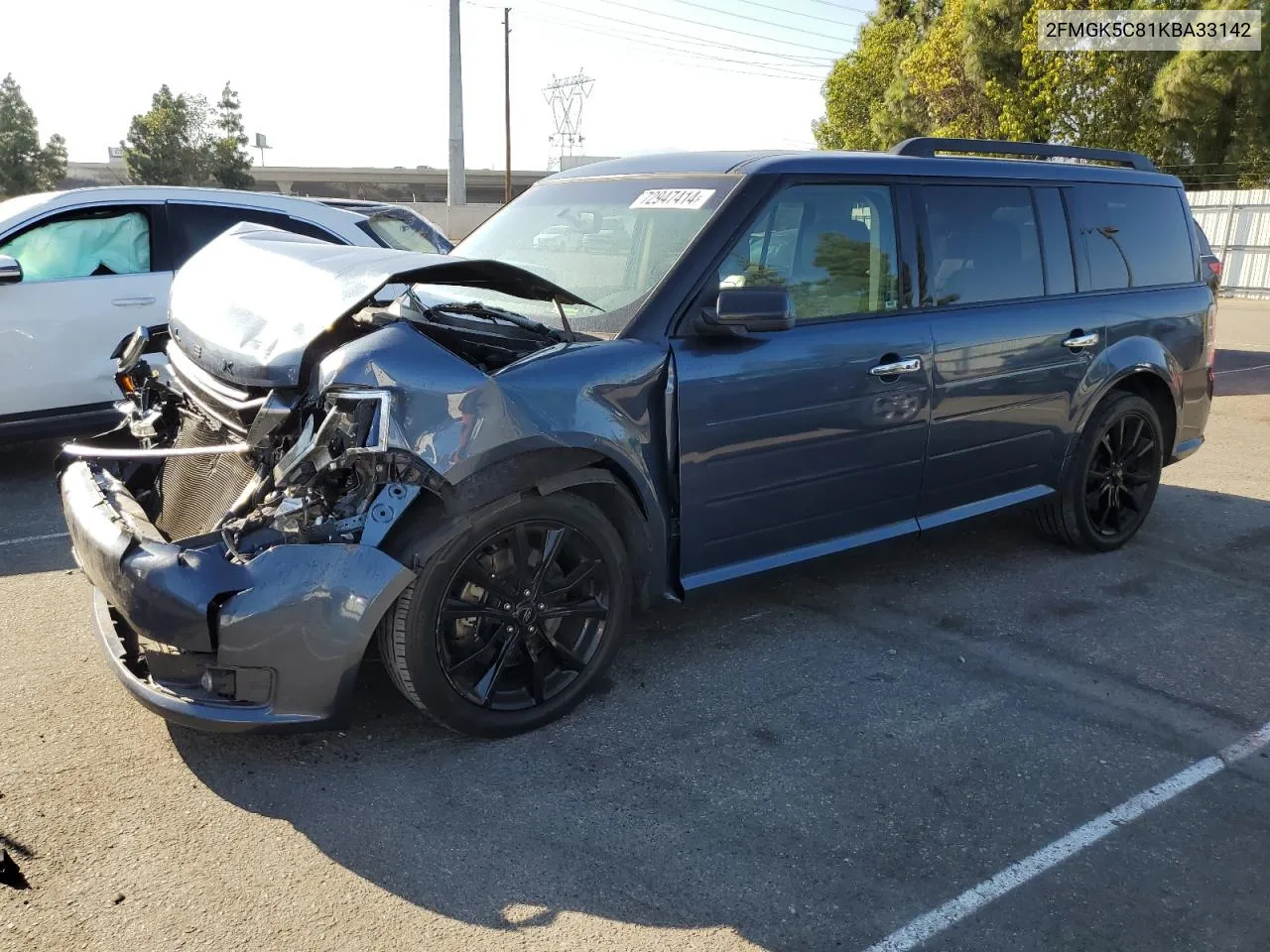 2019 Ford Flex Sel VIN: 2FMGK5C81KBA33142 Lot: 72947414