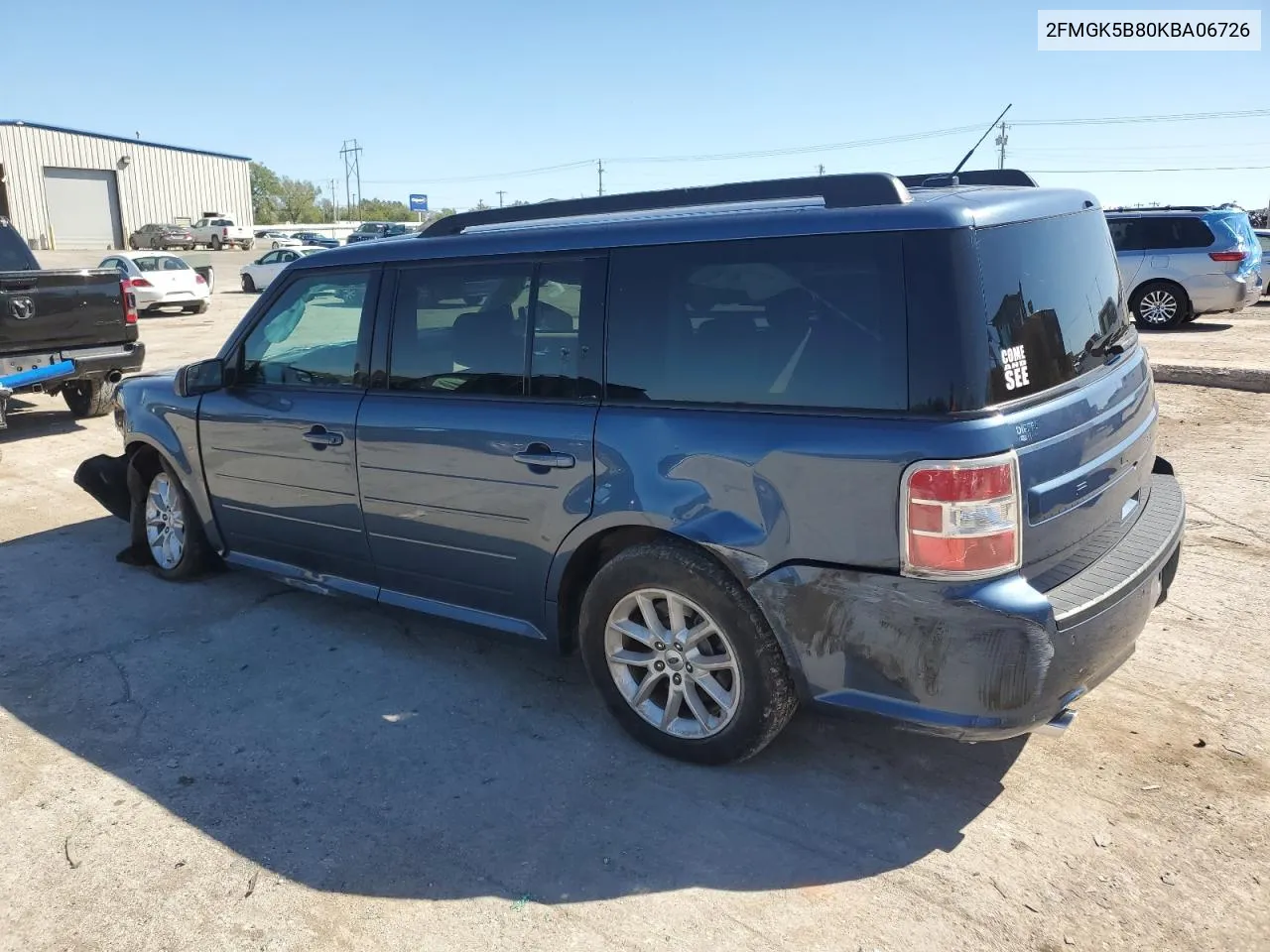 2019 Ford Flex Se VIN: 2FMGK5B80KBA06726 Lot: 73243934