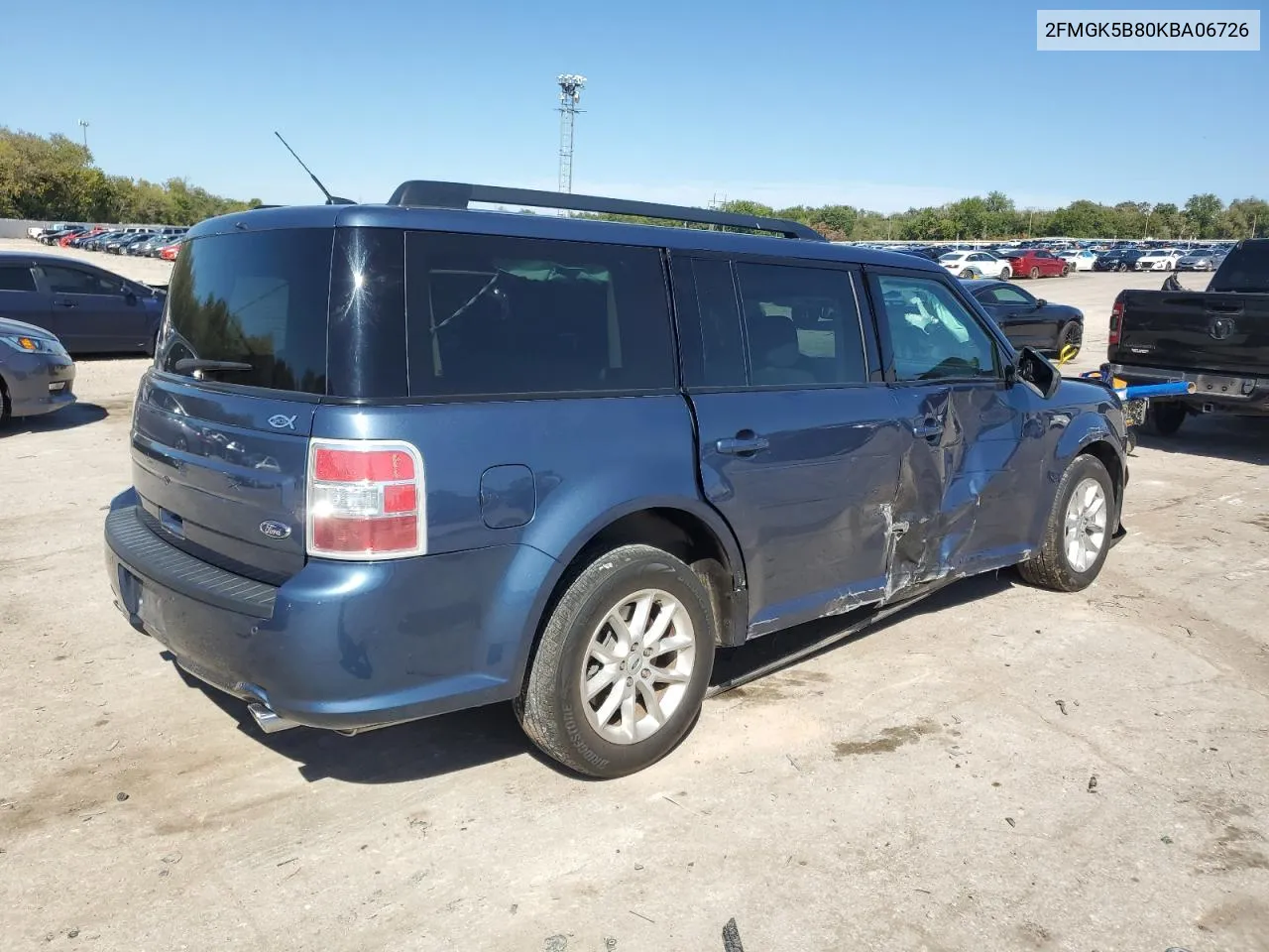 2019 Ford Flex Se VIN: 2FMGK5B80KBA06726 Lot: 73243934