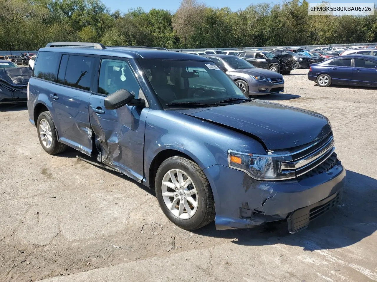 2019 Ford Flex Se VIN: 2FMGK5B80KBA06726 Lot: 73243934