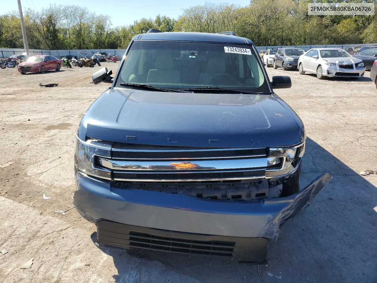 2019 Ford Flex Se VIN: 2FMGK5B80KBA06726 Lot: 73243934