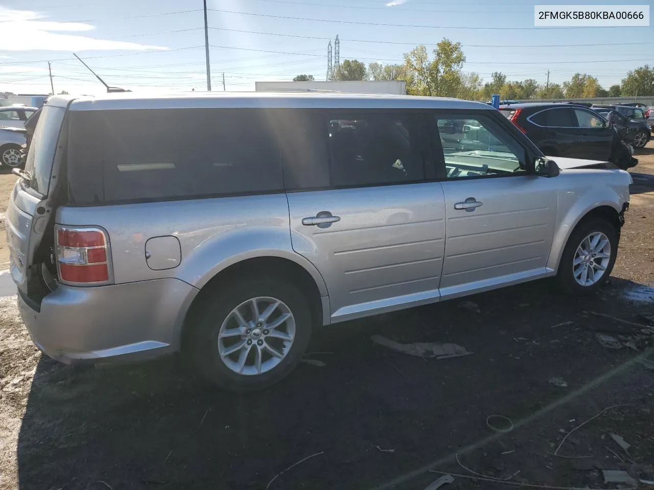 2019 Ford Flex Se VIN: 2FMGK5B80KBA00666 Lot: 73402864