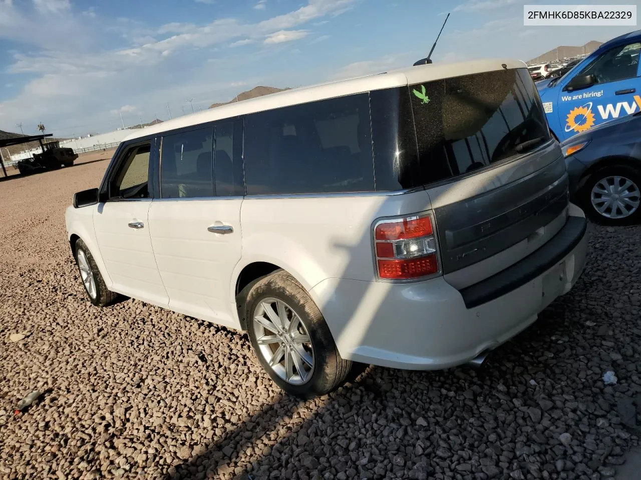 2019 Ford Flex Limited VIN: 2FMHK6D85KBA22329 Lot: 73586794