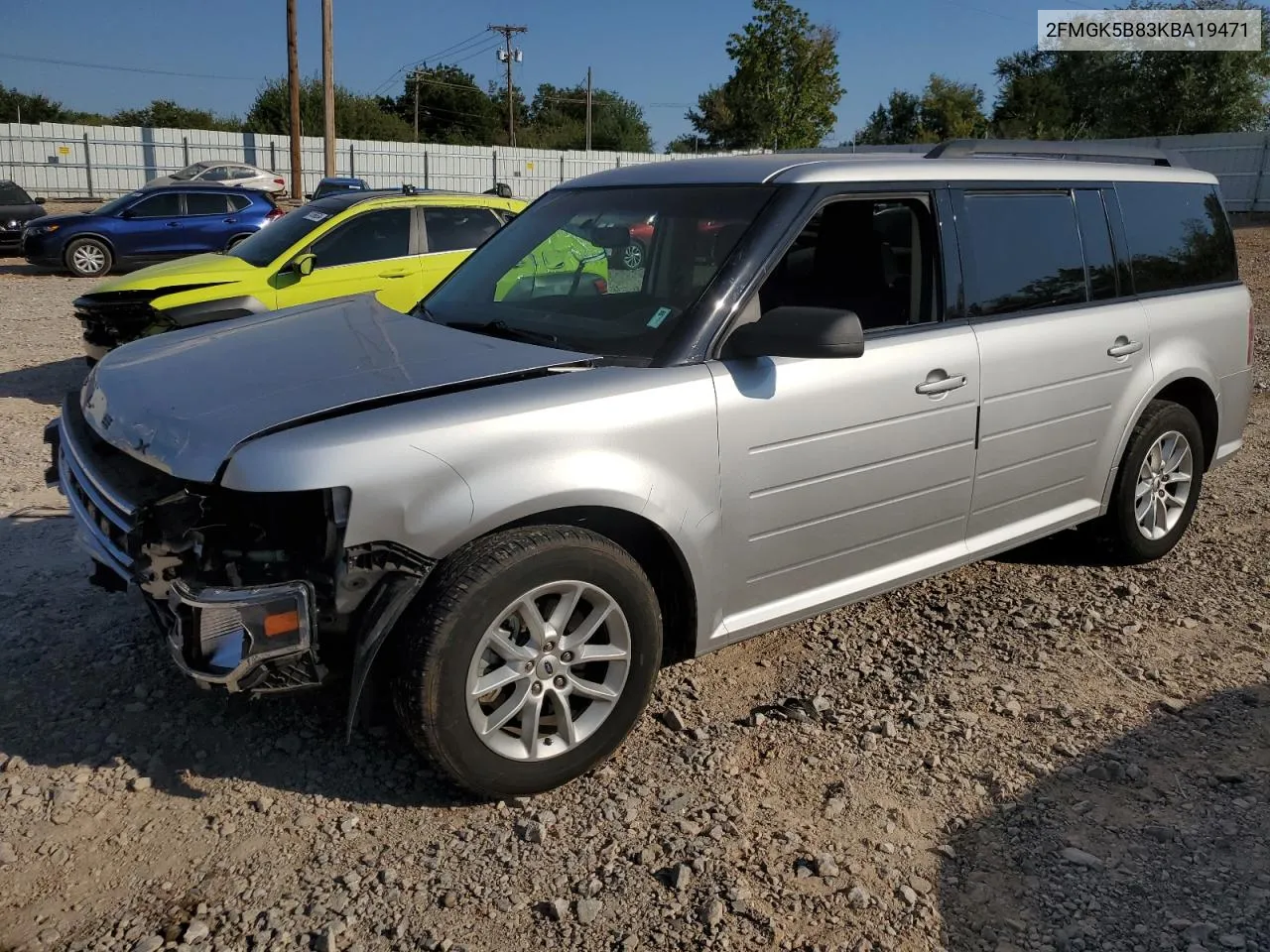 2019 Ford Flex Se VIN: 2FMGK5B83KBA19471 Lot: 74724014