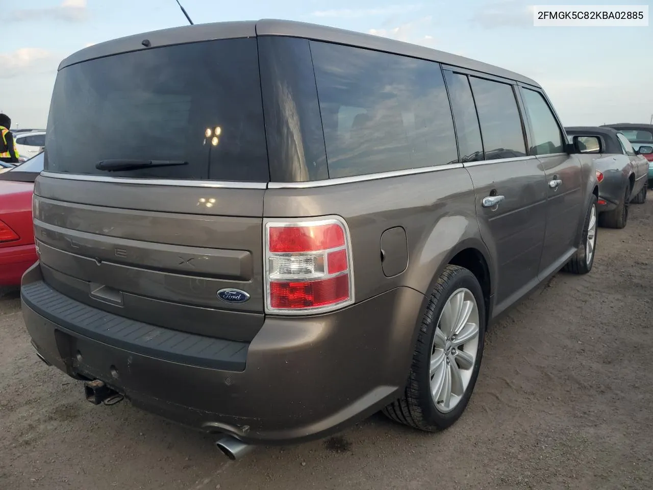 2019 Ford Flex Sel VIN: 2FMGK5C82KBA02885 Lot: 74875274