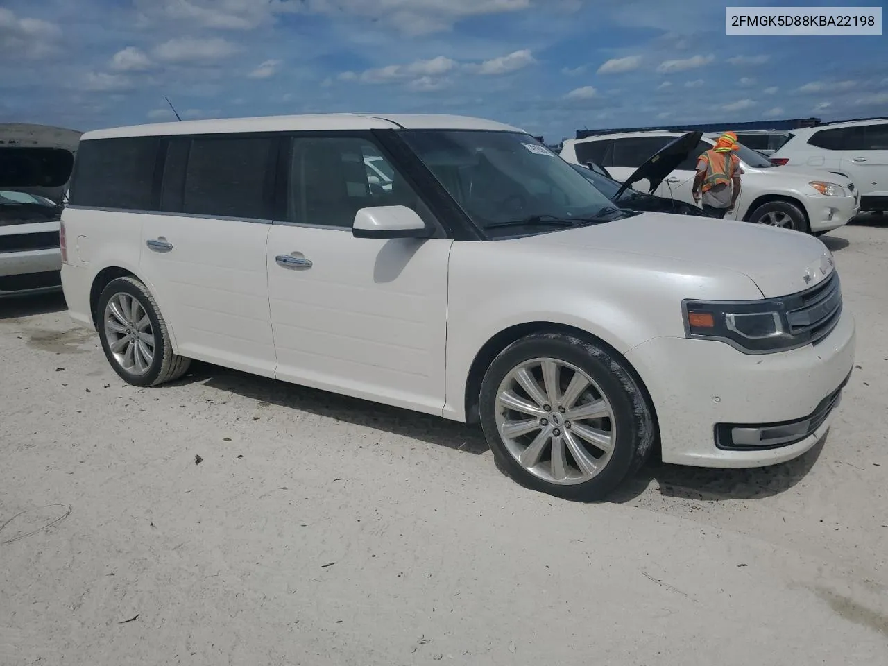 2019 Ford Flex Limited VIN: 2FMGK5D88KBA22198 Lot: 74916364