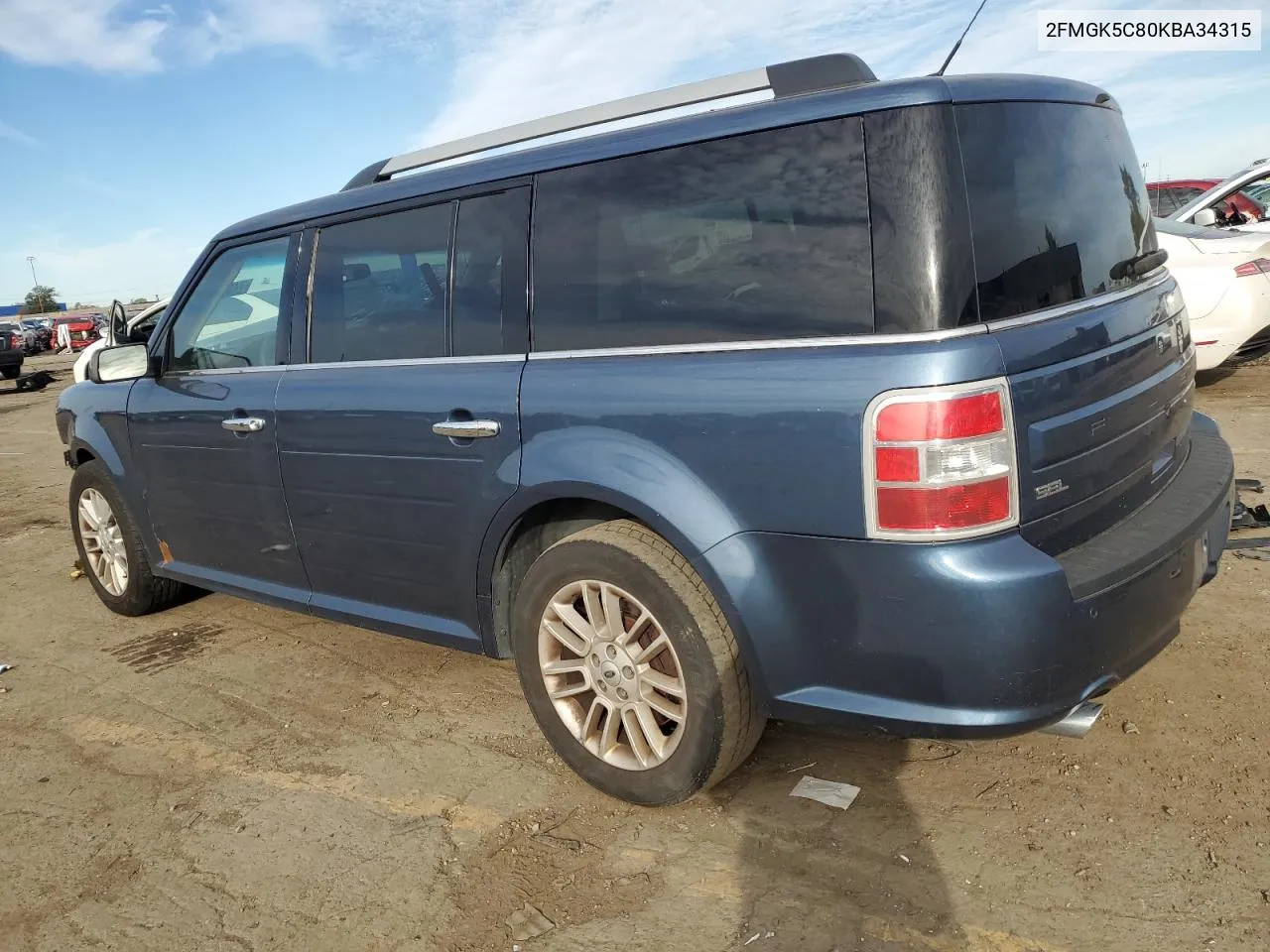 2FMGK5C80KBA34315 2019 Ford Flex Sel