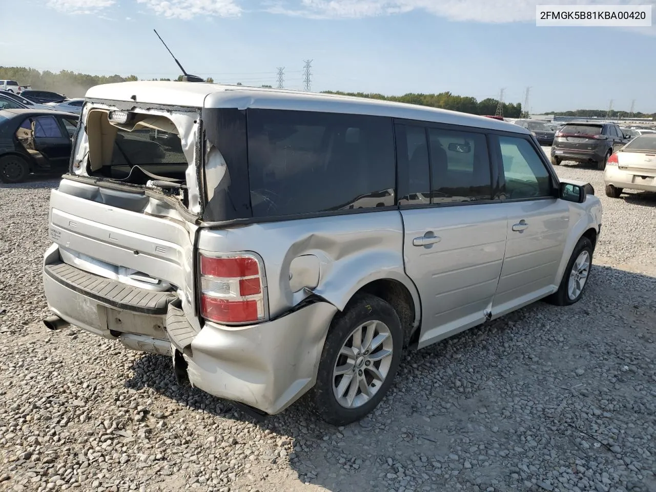 2019 Ford Flex Se VIN: 2FMGK5B81KBA00420 Lot: 75036954