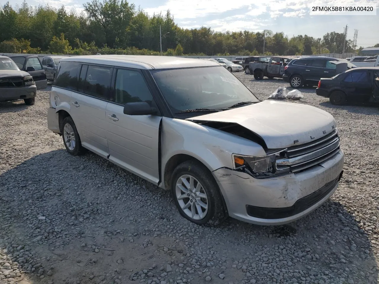 2019 Ford Flex Se VIN: 2FMGK5B81KBA00420 Lot: 75036954