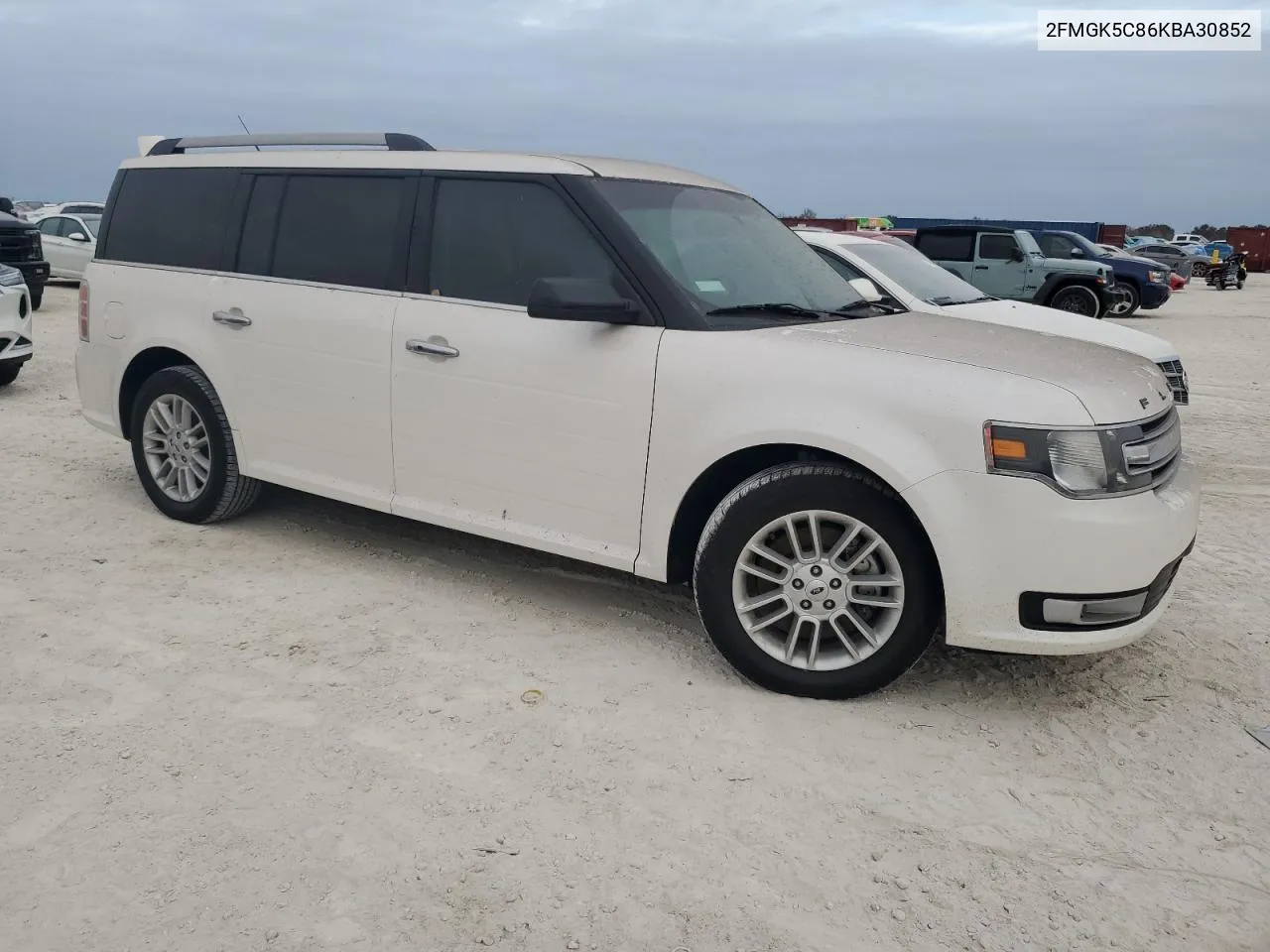 2019 Ford Flex Sel VIN: 2FMGK5C86KBA30852 Lot: 75060594