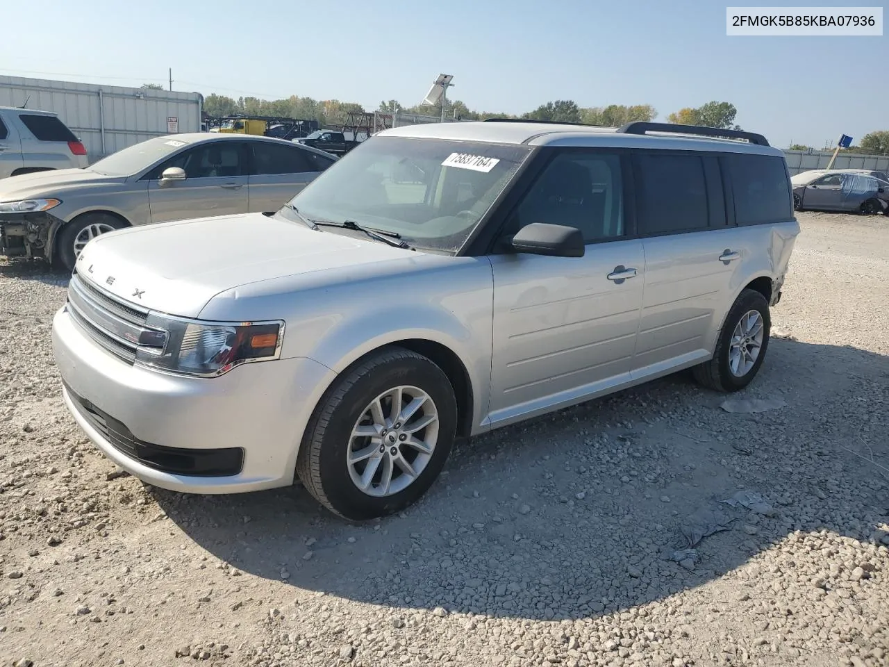 2019 Ford Flex Se VIN: 2FMGK5B85KBA07936 Lot: 75837164