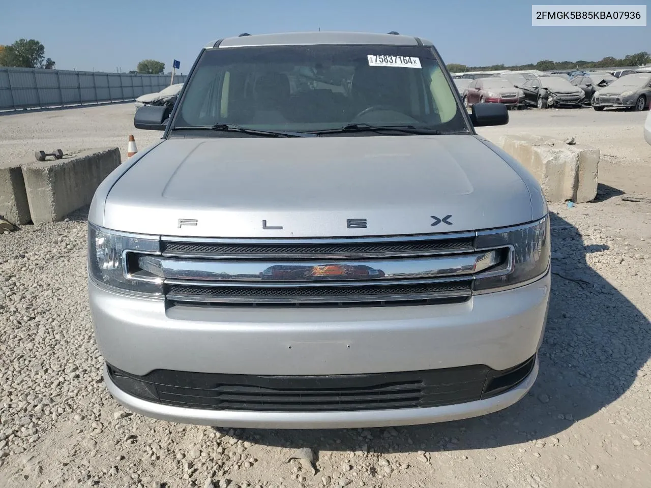 2019 Ford Flex Se VIN: 2FMGK5B85KBA07936 Lot: 75837164