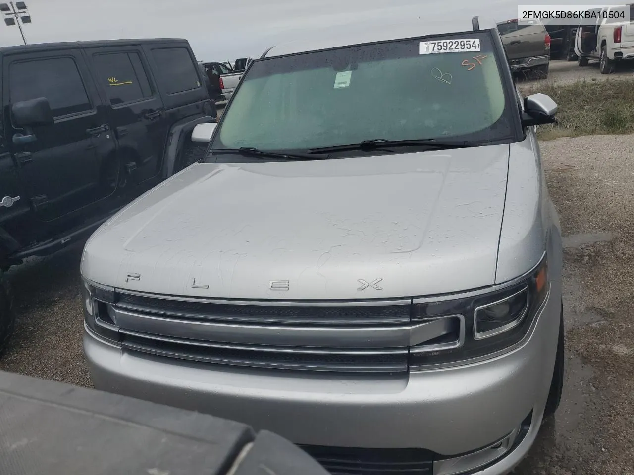 2019 Ford Flex Limited VIN: 2FMGK5D86KBA10504 Lot: 75922954