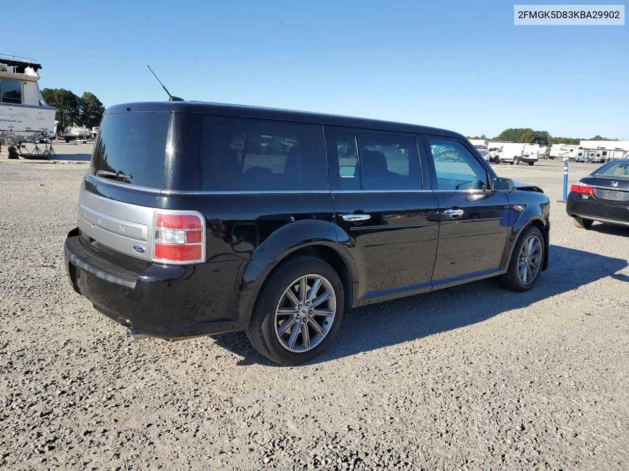 2019 Ford Flex Limited VIN: 2FMGK5D83KBA29902 Lot: 75964394