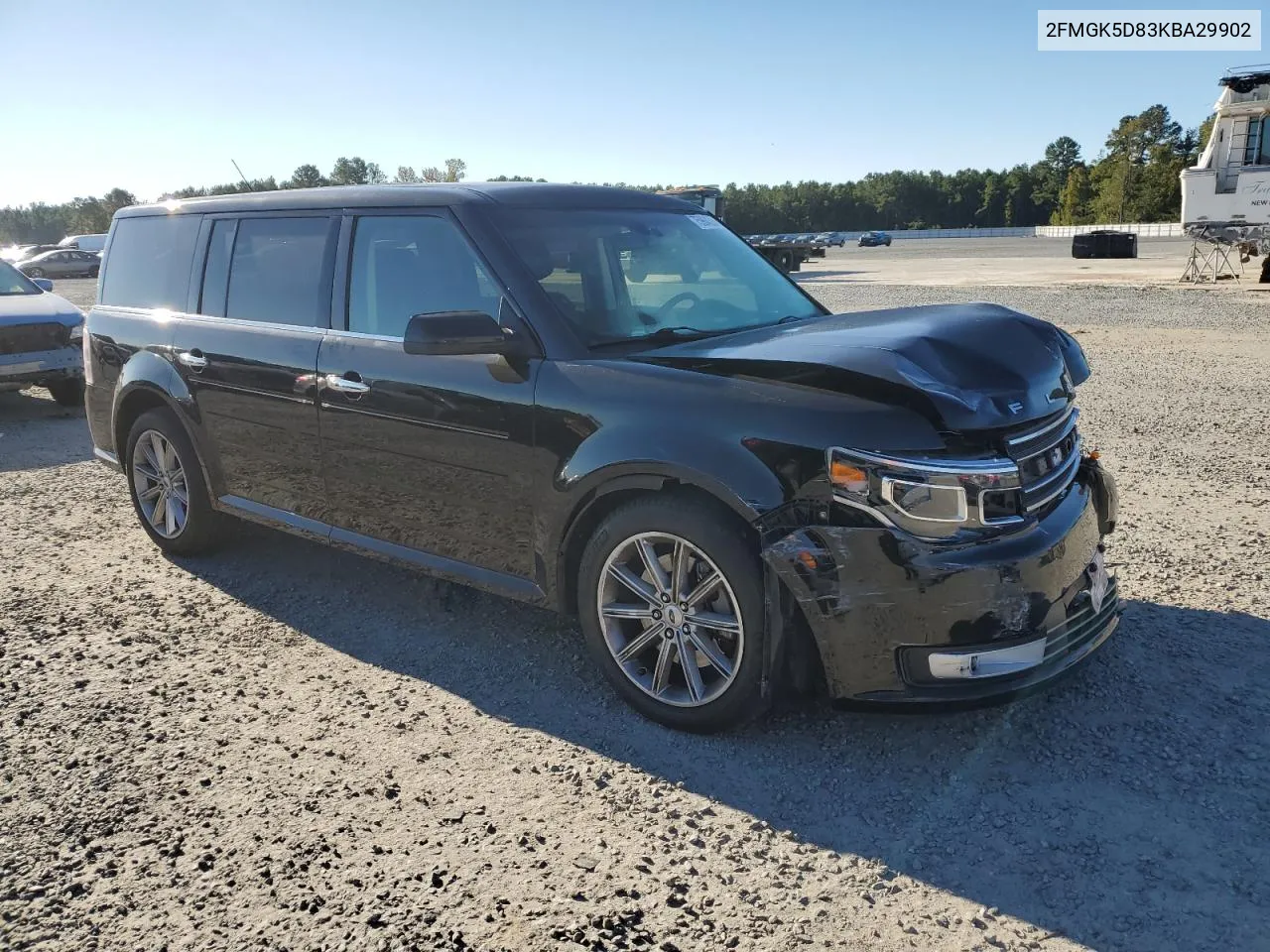 2019 Ford Flex Limited VIN: 2FMGK5D83KBA29902 Lot: 75964394