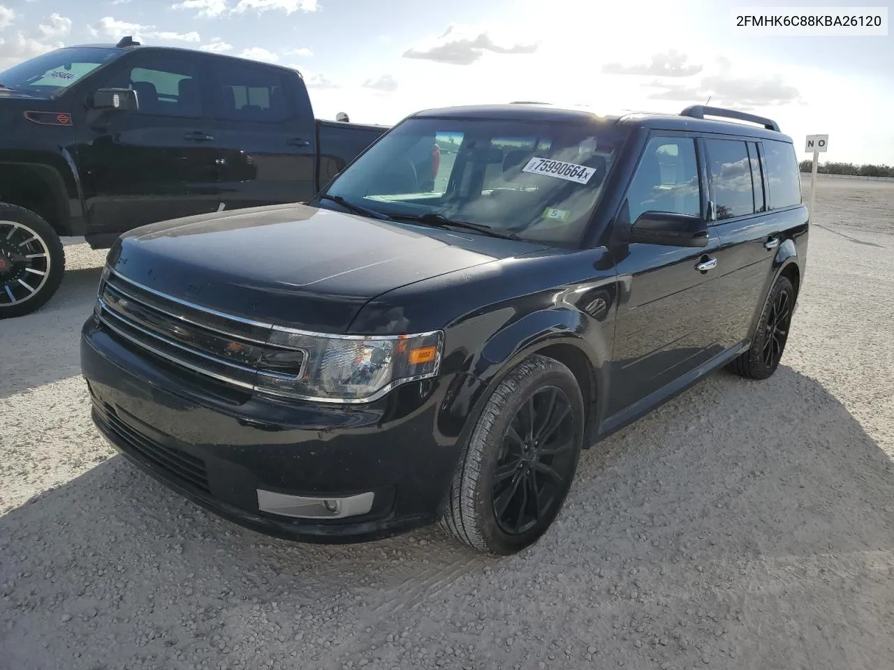 2019 Ford Flex Sel VIN: 2FMHK6C88KBA26120 Lot: 75990664