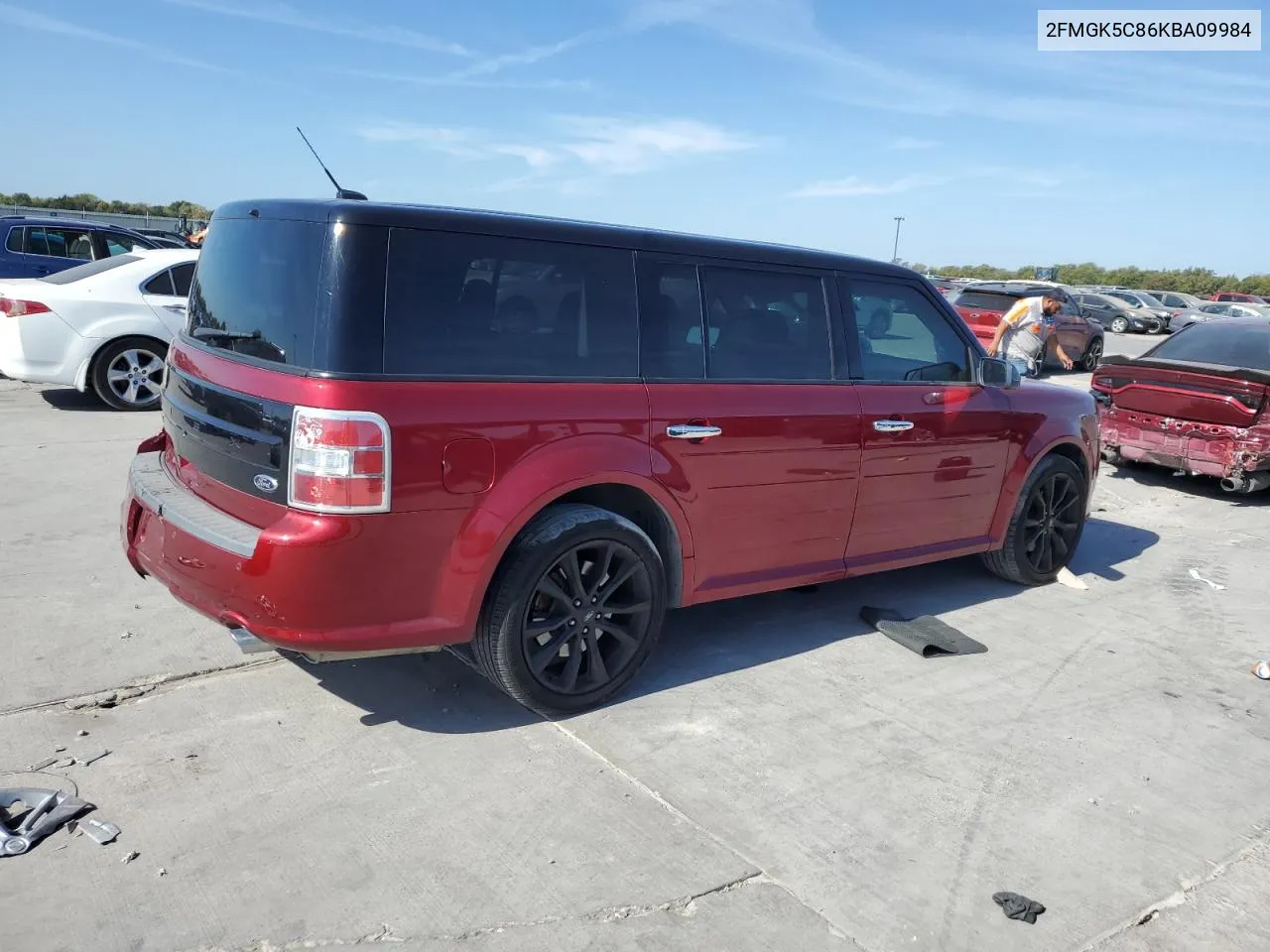 2019 Ford Flex Sel VIN: 2FMGK5C86KBA09984 Lot: 76241234