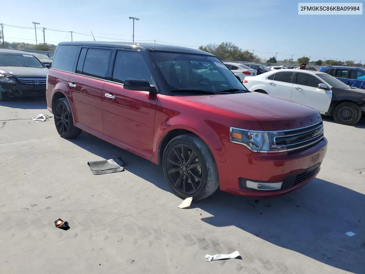 2019 Ford Flex Sel VIN: 2FMGK5C86KBA09984 Lot: 76241234