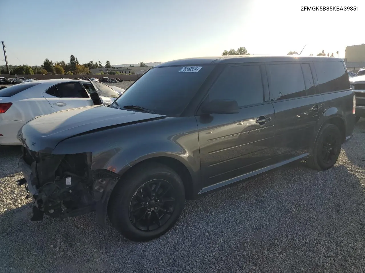 2019 Ford Flex Se VIN: 2FMGK5B85KBA39351 Lot: 76563904