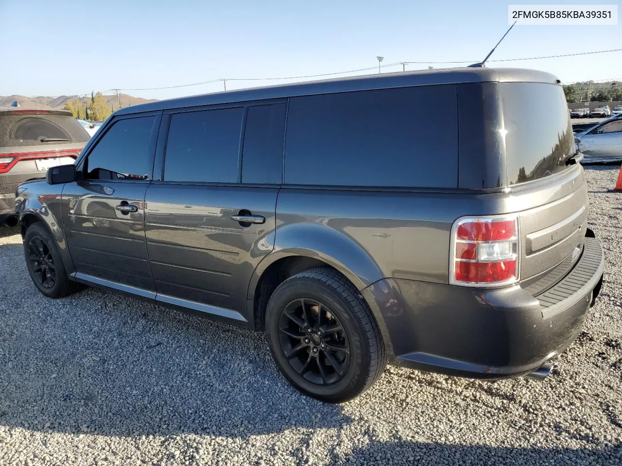 2019 Ford Flex Se VIN: 2FMGK5B85KBA39351 Lot: 76563904