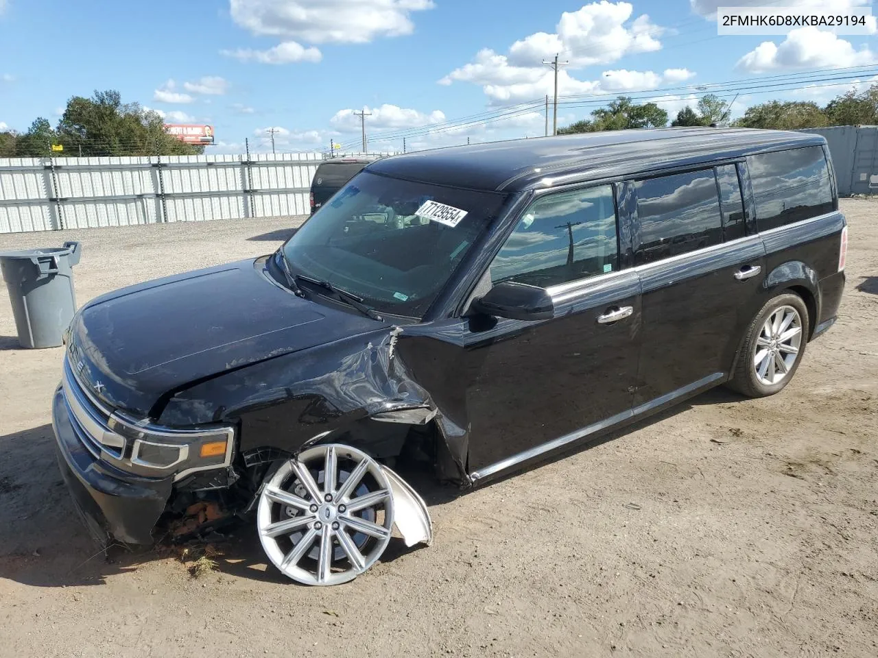 2019 Ford Flex Limited VIN: 2FMHK6D8XKBA29194 Lot: 77129554