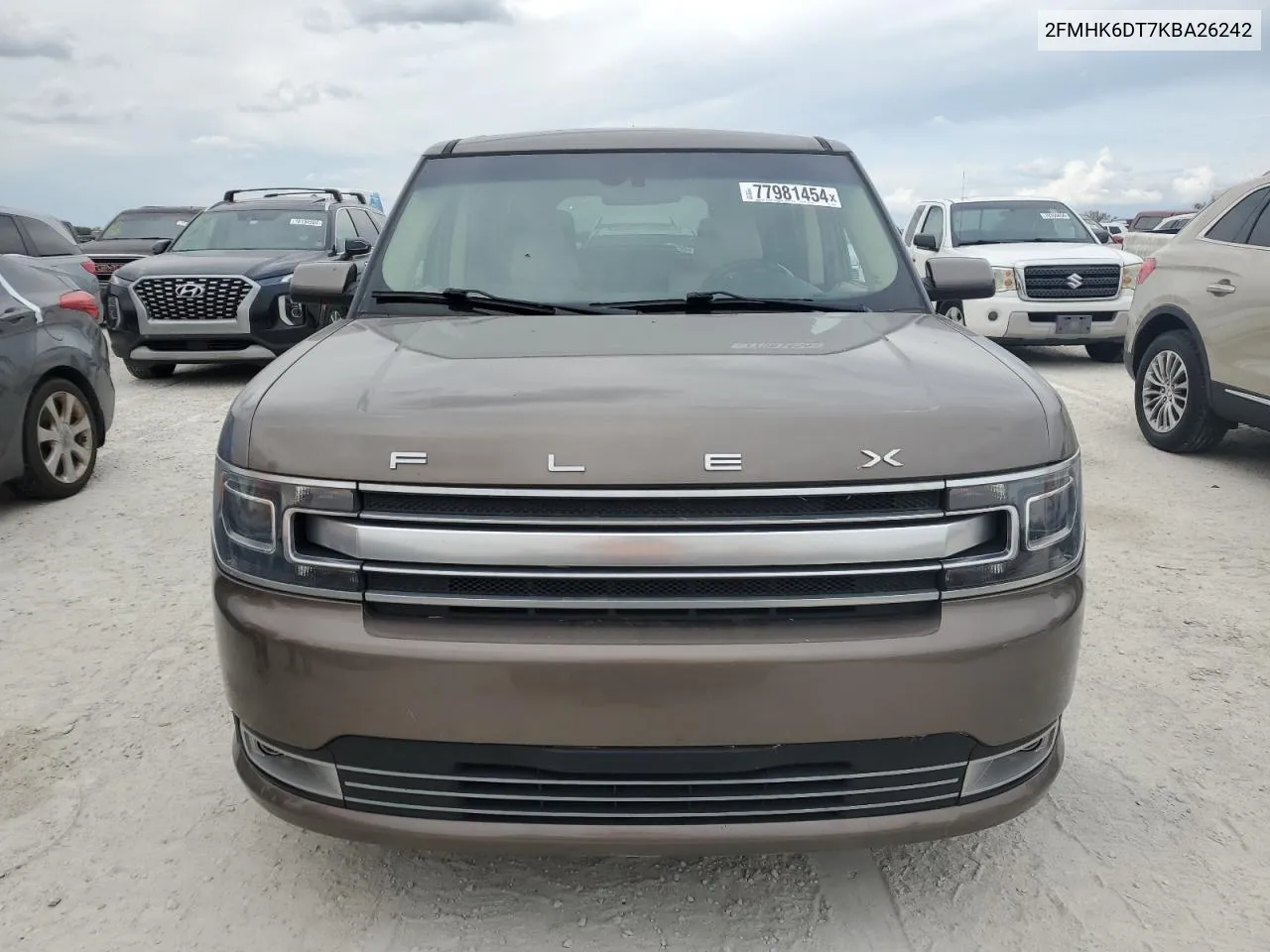 2019 Ford Flex Limited VIN: 2FMHK6DT7KBA26242 Lot: 77981454