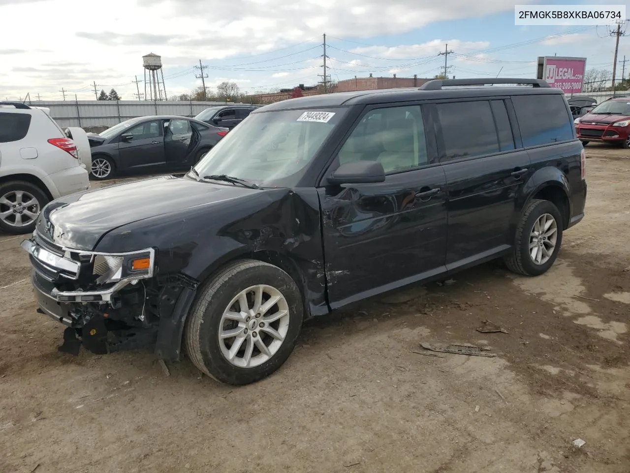 2019 Ford Flex Se VIN: 2FMGK5B8XKBA06734 Lot: 79449324