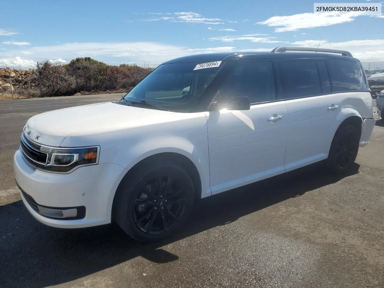 2019 Ford Flex Limited VIN: 2FMGK5D82KBA39451 Lot: 79476894