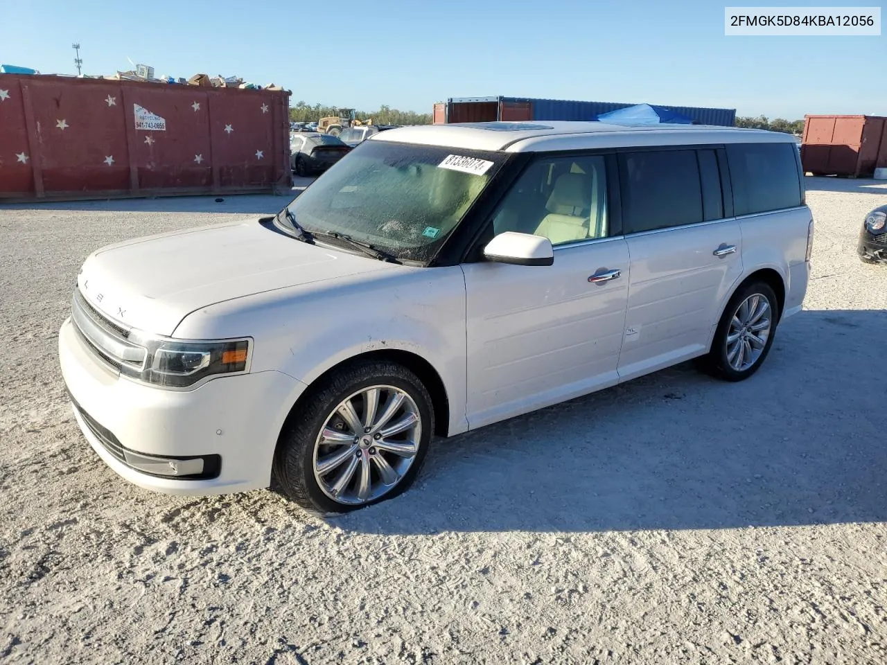 2019 Ford Flex Limited VIN: 2FMGK5D84KBA12056 Lot: 81336074