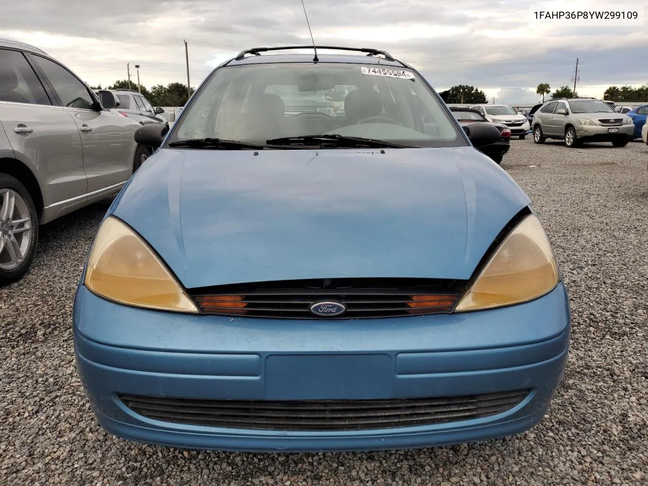 2000 Ford Focus Se VIN: 1FAHP36P8YW299109 Lot: 74455564